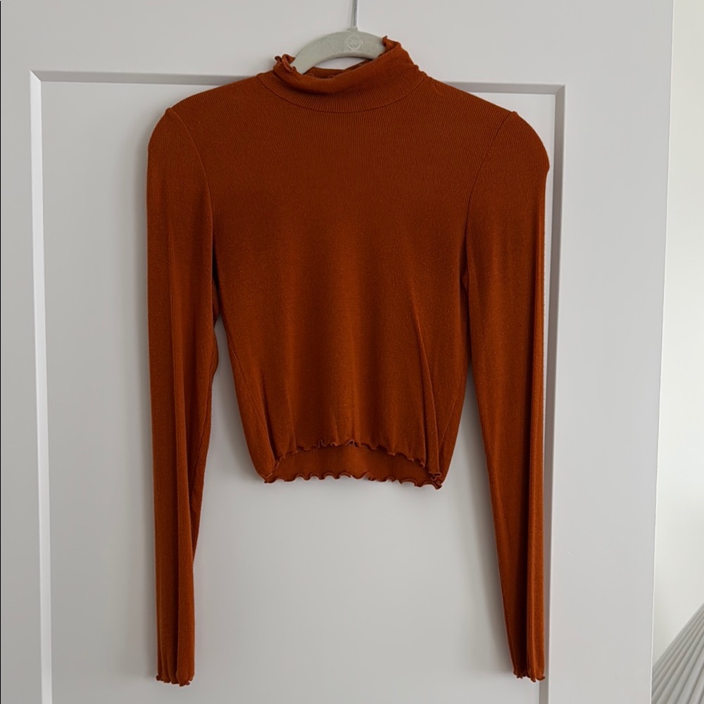 Rust Long Sleeve Women's Top Aritzia